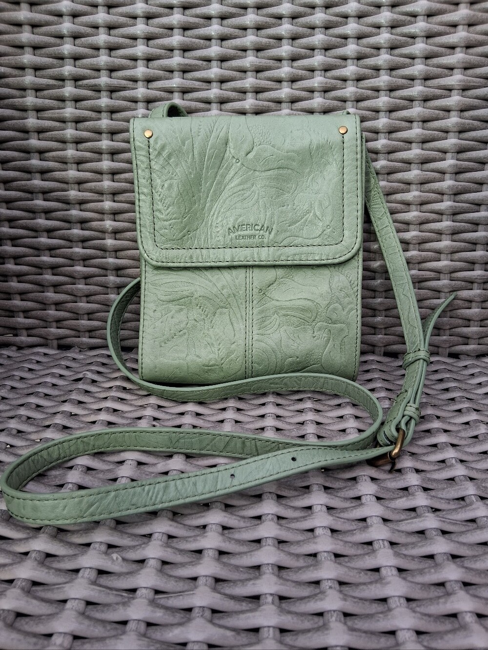 NEW American Leather Co. Crossbody Bag